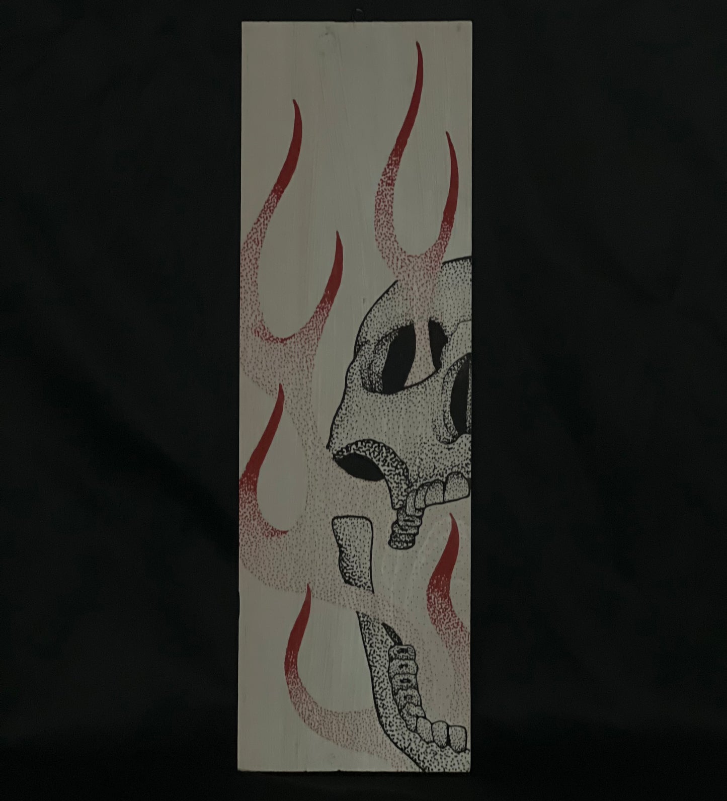 Clearance Flaming Skull