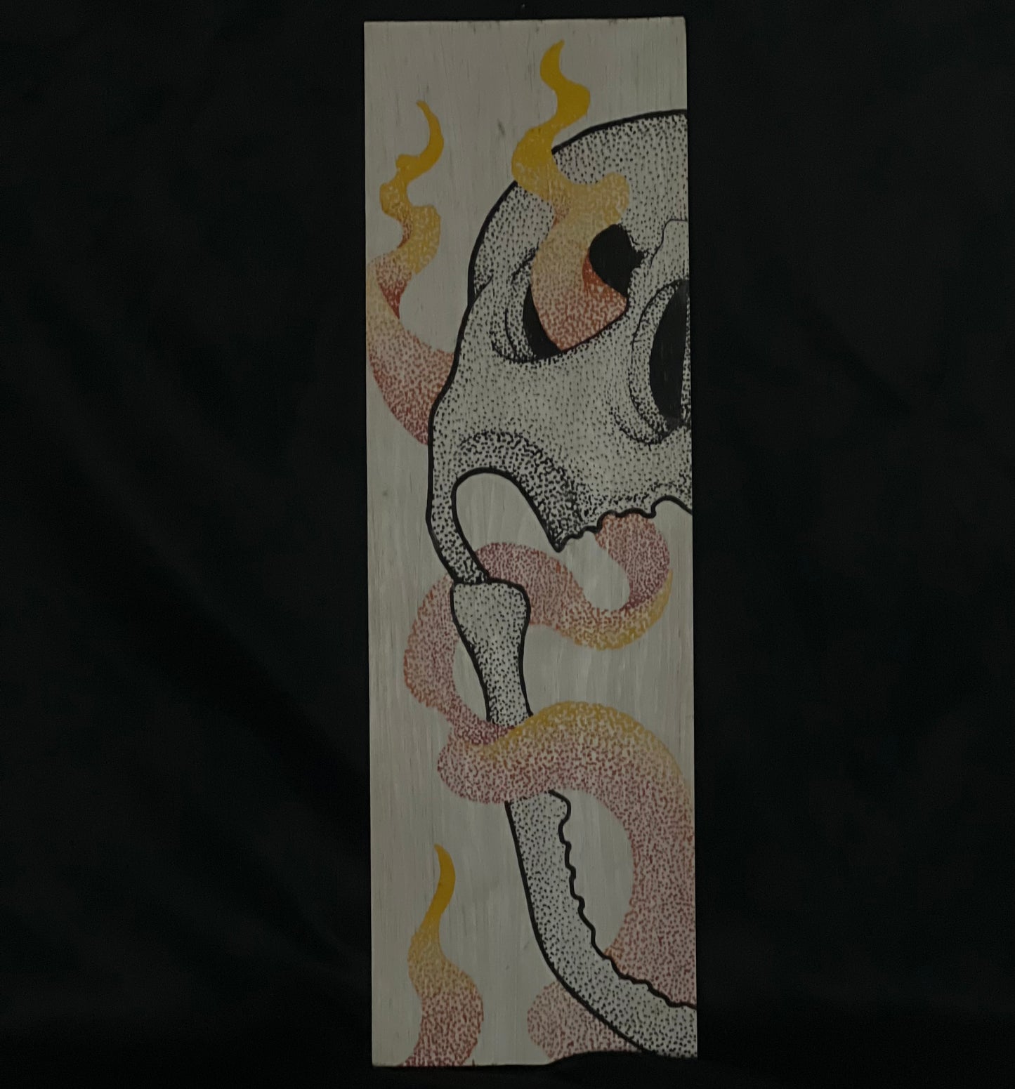 Clearance Flaming Skull