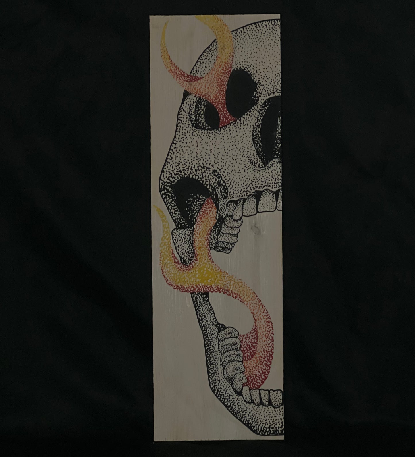 Clearance Flaming Skull