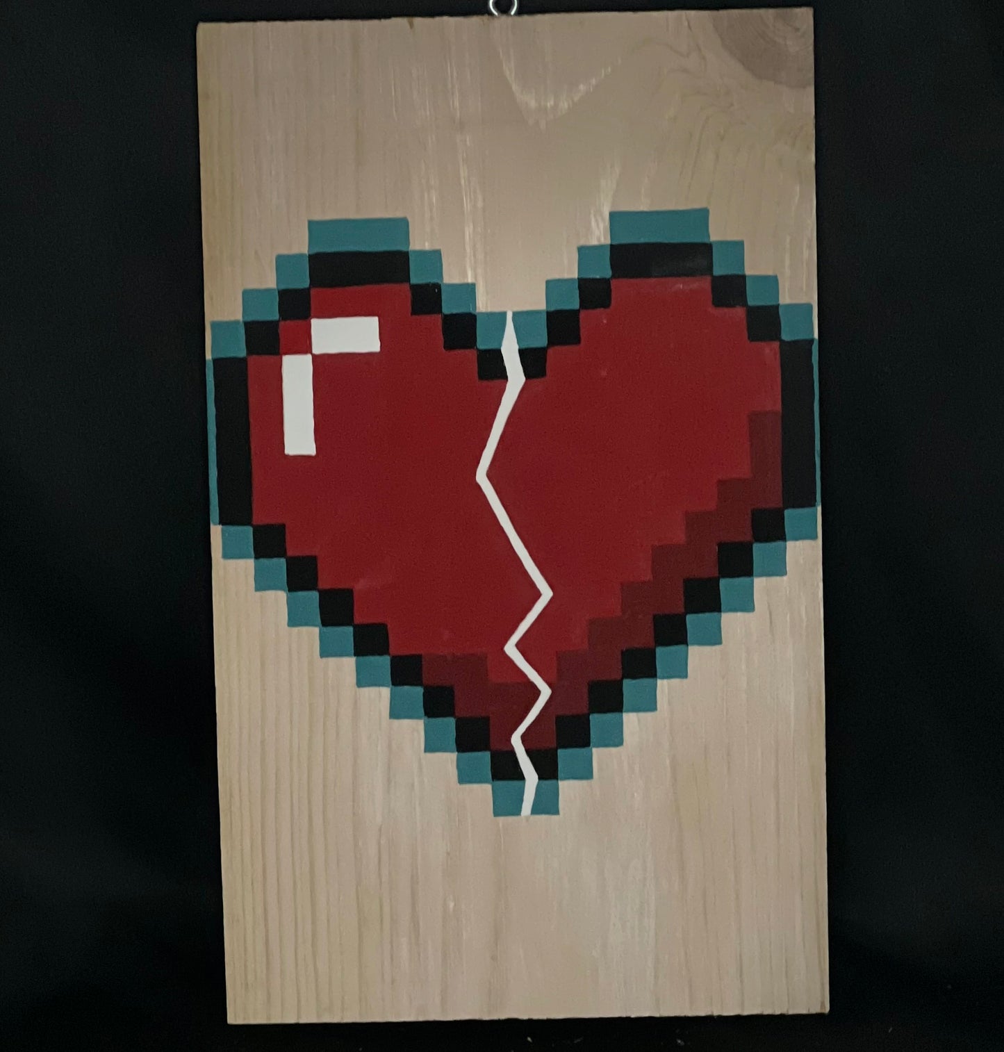 Clearance Broken Pixel Heart