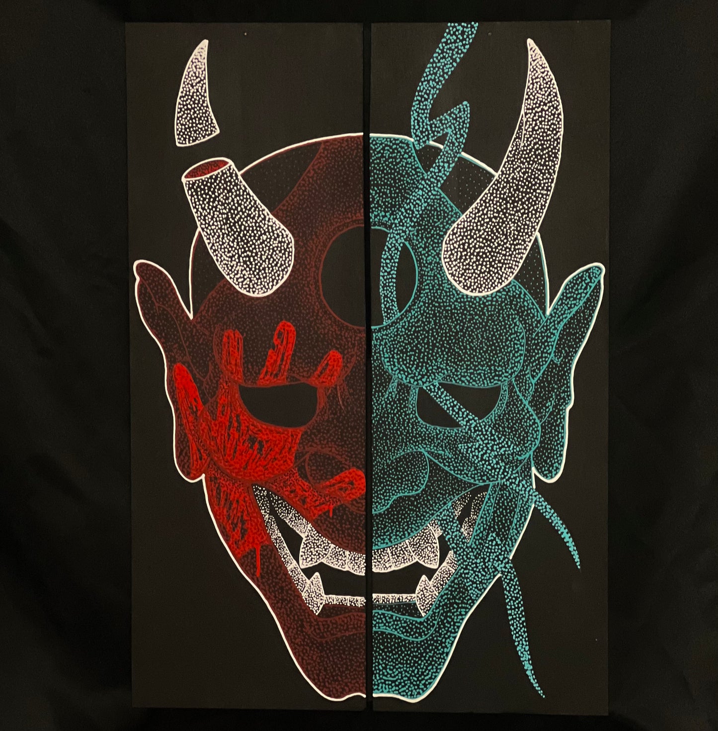 Bloody Hand and Blue Bolt Hannya