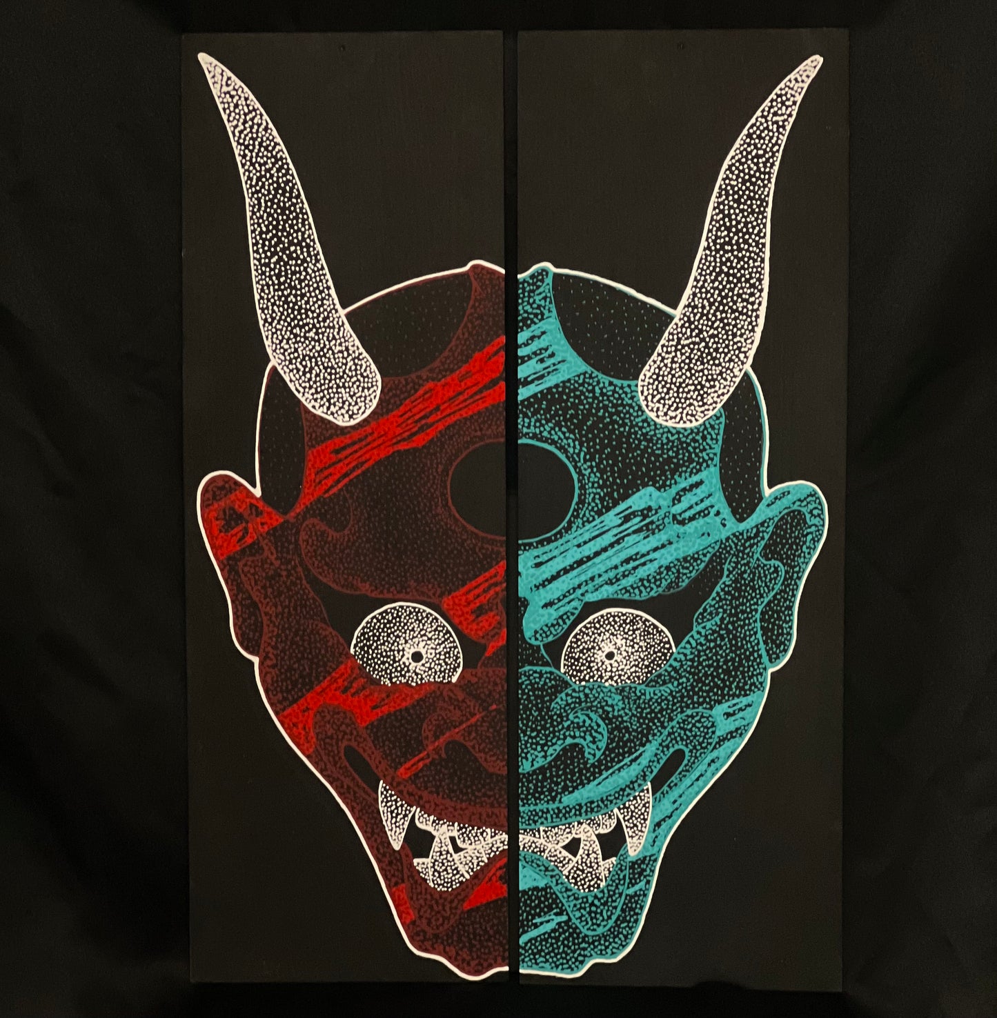 Red Streak and Blue Streak Oni