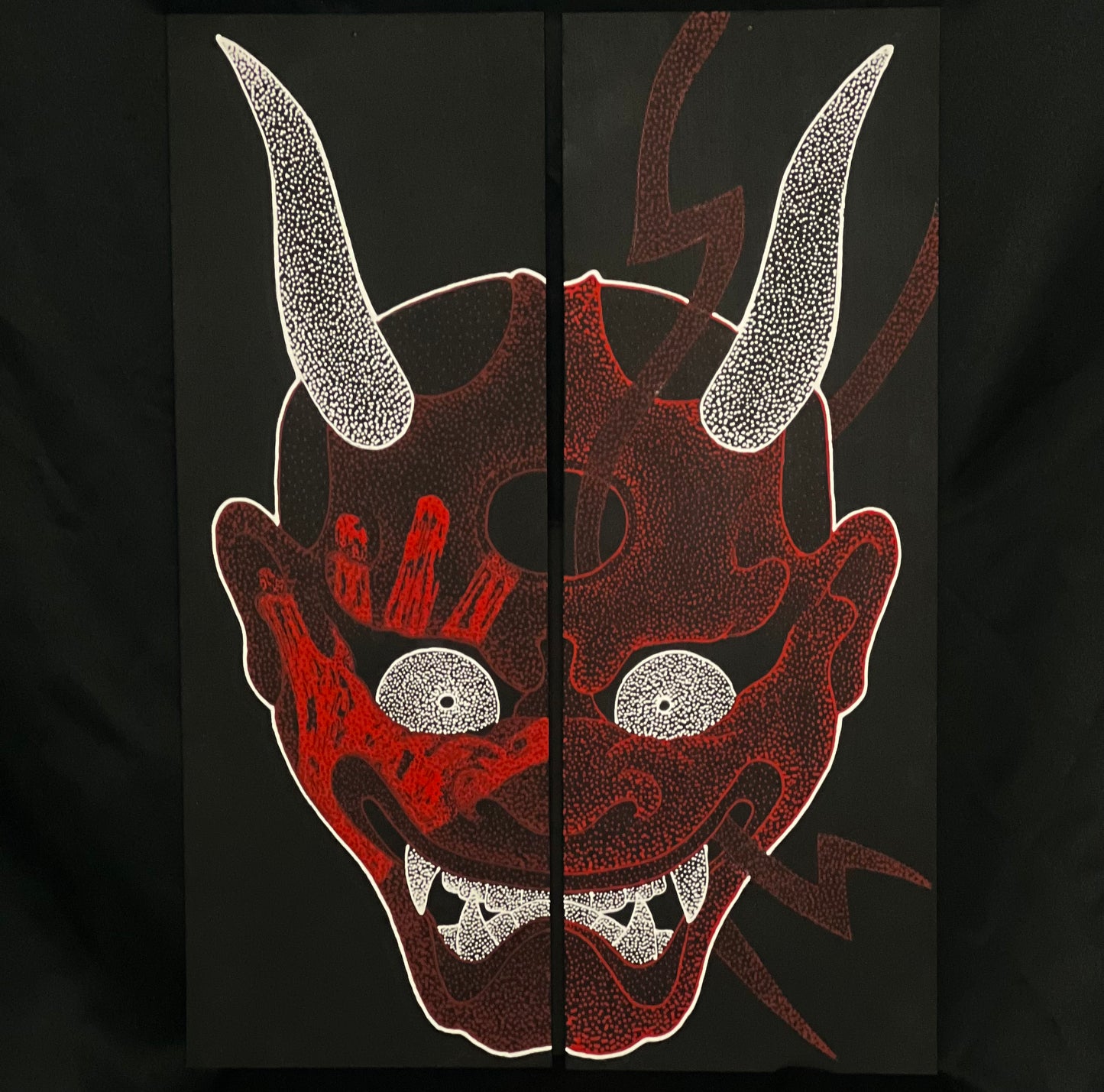 Bloody Hand and Red Bolt Oni