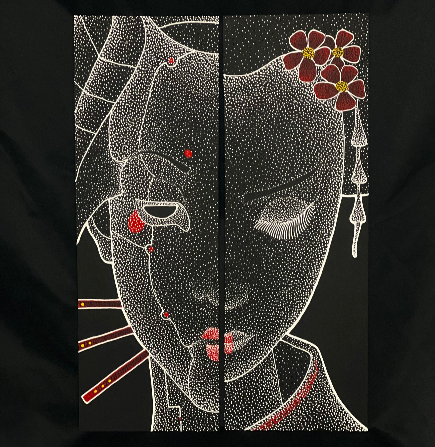 Robotic Geisha and Traditional Geisha