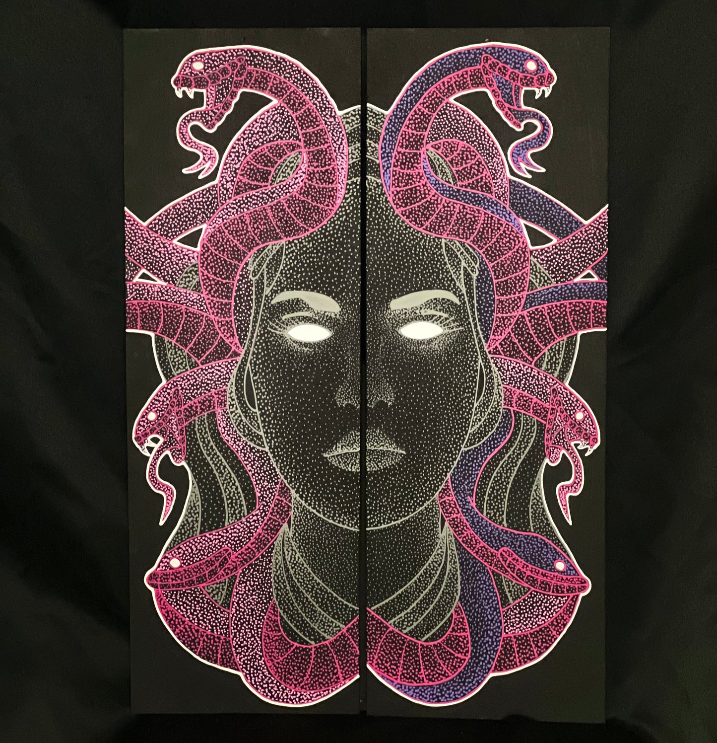 Medusa Pink and Pink and Purple