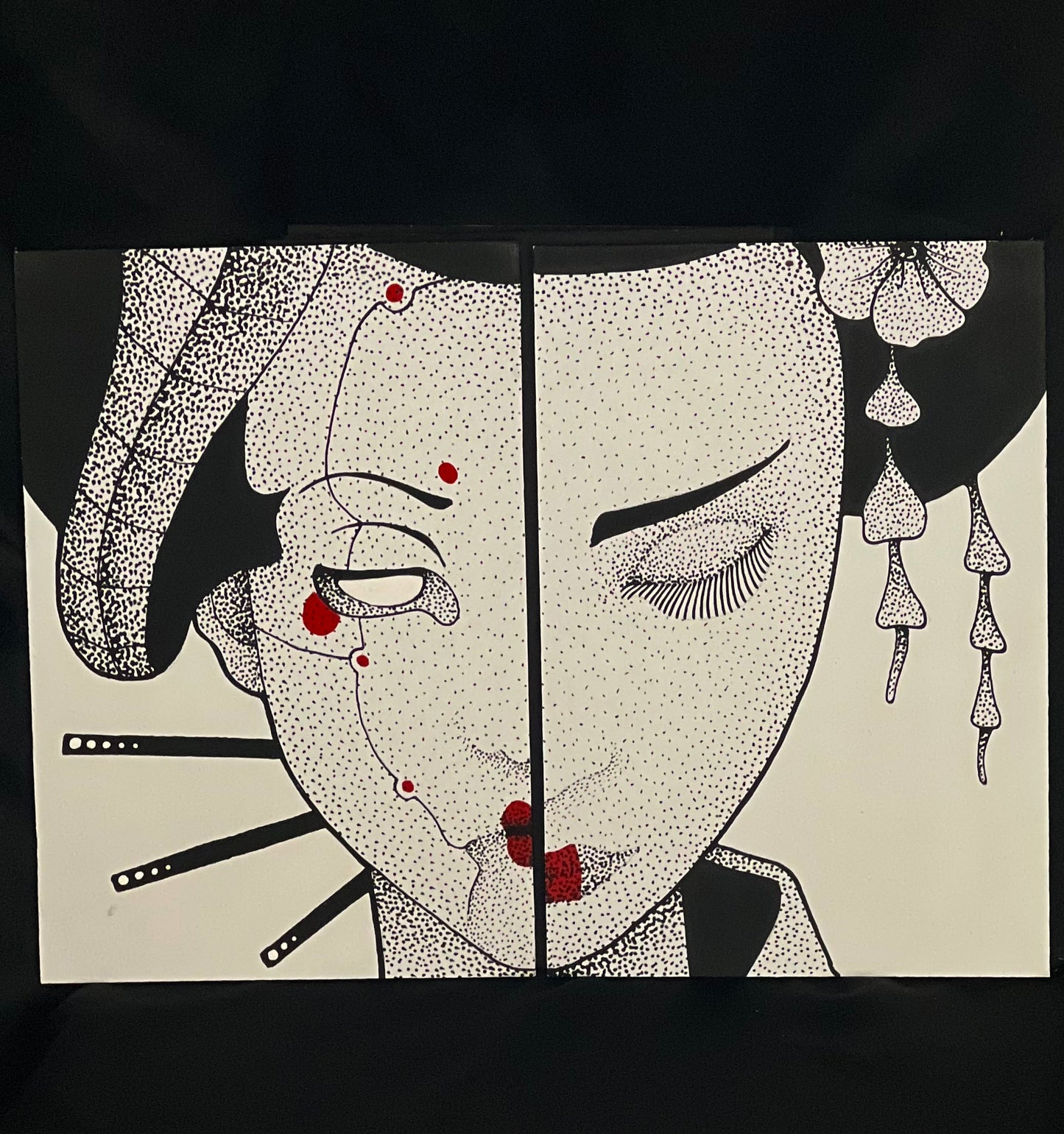 Robotic Geisha and Traditional Geisha