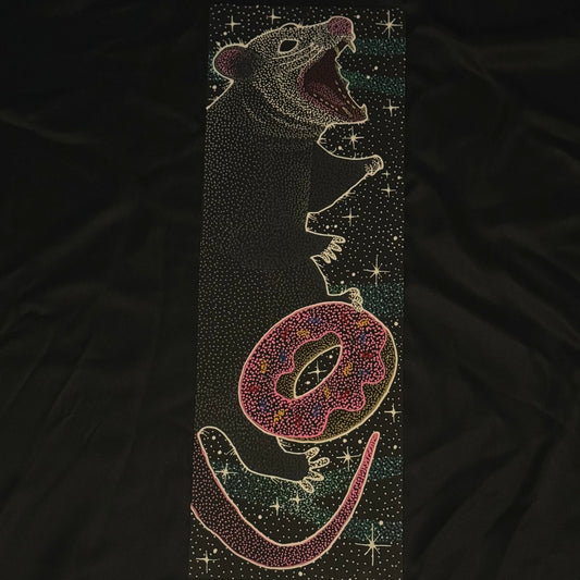 Possum or Raccoon with Donut